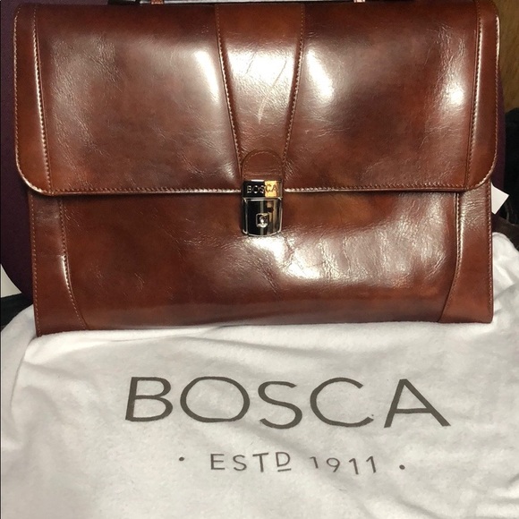 Bosca 1911 Genuine Italian Leather attaché case